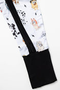 Load image into Gallery viewer, Sweet Ellie Sue - Blue Dog & Friends Zipper Romper