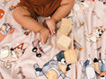 Load image into Gallery viewer, Sweet Ellie Sue - Blue Dog & Friends Throw Blanket
