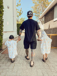 Load image into Gallery viewer, Axel & Rose - DAD Sweat Short Set - BLACK