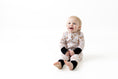 Load image into Gallery viewer, Baby Blue Bamboo Zip Romper