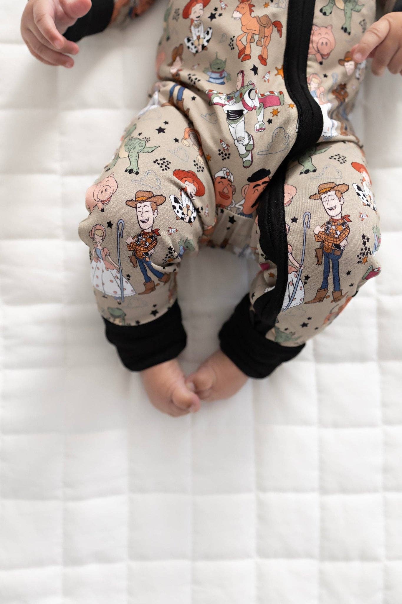 Sweet Ellie Sue - Round Up Gang Zipper Romper