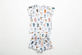Load image into Gallery viewer, Sweet Ellie Sue - Blue Dog & Friends Shorts Set