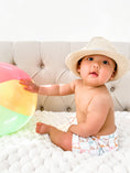Load image into Gallery viewer, Sweet P Baby Co. - Checkered Magic Boys Swim Shorts - UPF 50