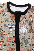 Load image into Gallery viewer, Sweet Ellie Sue - Round Up Gang Zipper Romper