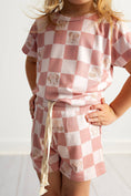 Load image into Gallery viewer, Sweet Ellie Sue - Rose Checkers Shorts Set