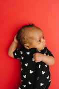 Load image into Gallery viewer, Little One Shop - Black Magical Bamboo Short Romper