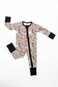Load image into Gallery viewer, Sweet Ellie Sue - Round Up Gang Zipper Romper
