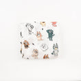 Load image into Gallery viewer, Sweet Ellie Sue - Blue Dog & Friends Muslin Blanket: Plus
