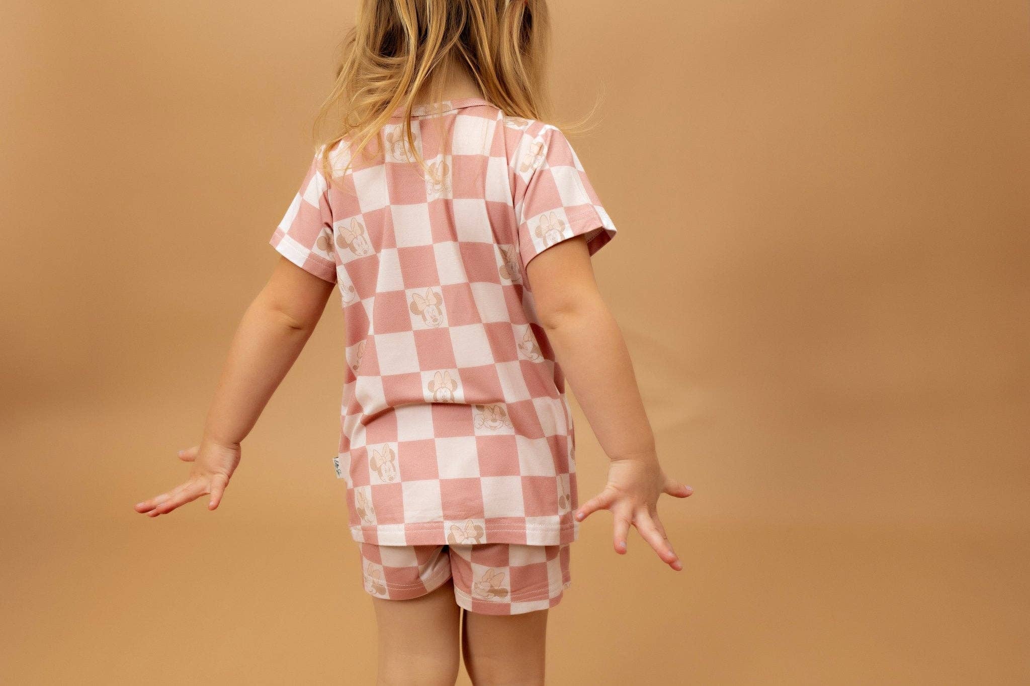 Sweet Ellie Sue - Rose Checkers Shorts Set