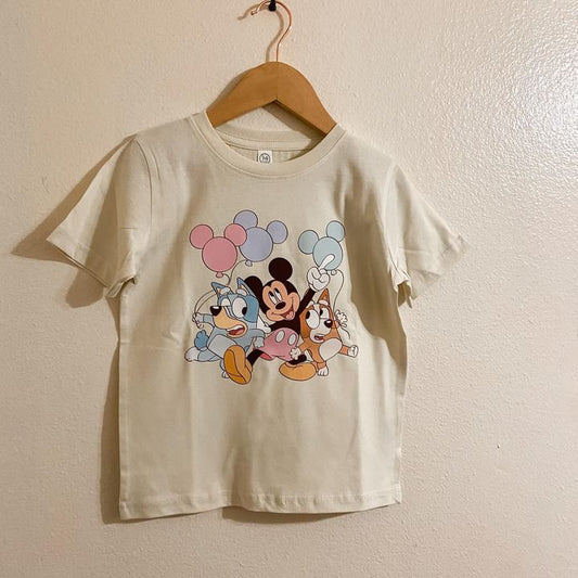 Mouse & Pup Balloon Tee