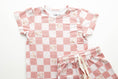 Load image into Gallery viewer, Sweet Ellie Sue - Rose Checkers Shorts Set
