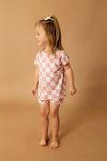 Load image into Gallery viewer, Sweet Ellie Sue - Rose Checkers Shorts Set
