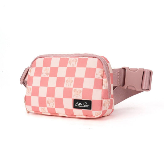 Sweet Ellie Sue - Rose Checkers Belt Bag